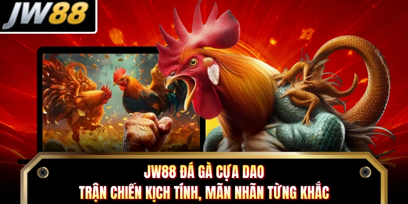 JW88 Đá Gà Cựa Dao - Trận Chiến Kịch Tính, Mãn Nhãn Từng Khắc