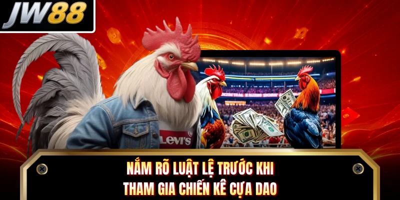 Nắm rõ luật lệ trước khi tham gia chiến kê cựa dao